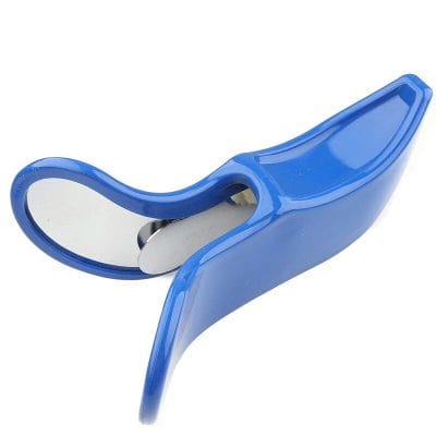 Optical eyeglasses repair tool in vibrant blue with mirror component for quick lens adjustments and fixes. Compact, portable, and easy to use essential for optical stores and eyewear enthusiasts.