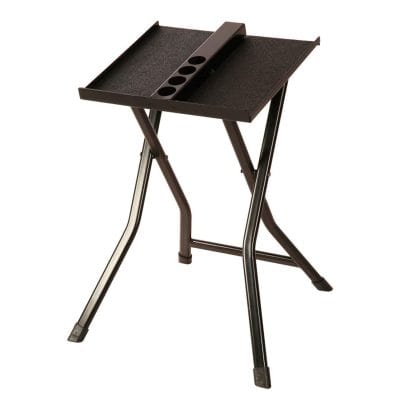 High-quality medical tray stand for optimal organization and efficiency in healthcare settings, featuring a magnetic tray holder for secure instrument placement.