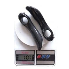 High-quality black eyeglasses nose pads for comfortable fit.