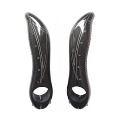 Black optometry tools with measurements for vision testing, made from lightweight carbon fiber, used for accurate eye examinations and fitting corrective lenses at Monalisa Store.