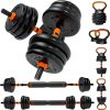 High-quality adjustable dumbbell with kettlebells for strength training and home workouts at Monalisa Store. Durable, versatile gym equipment for effective muscle building.