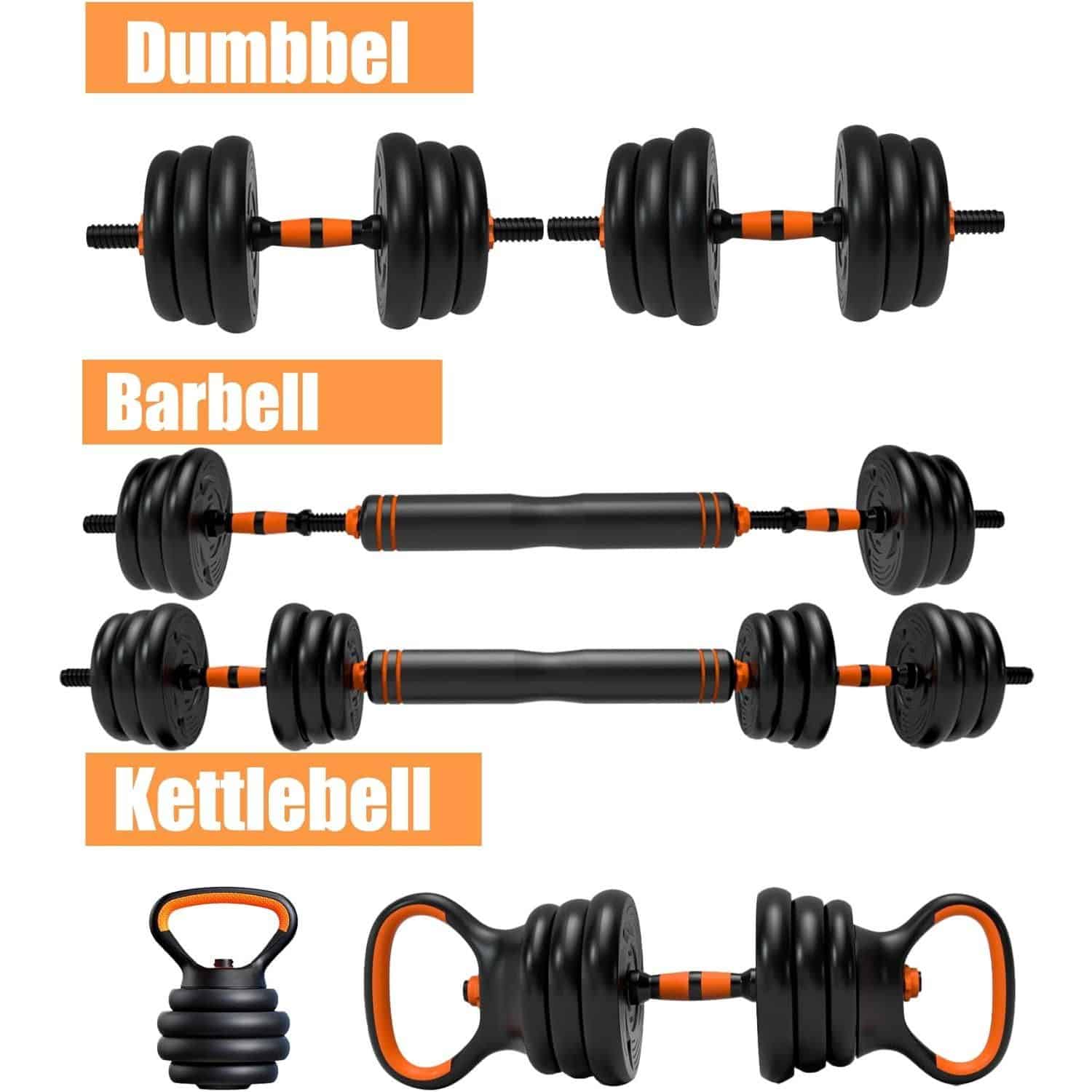 Adjustable Dumbbells Weights Set 44lbs - Image 3