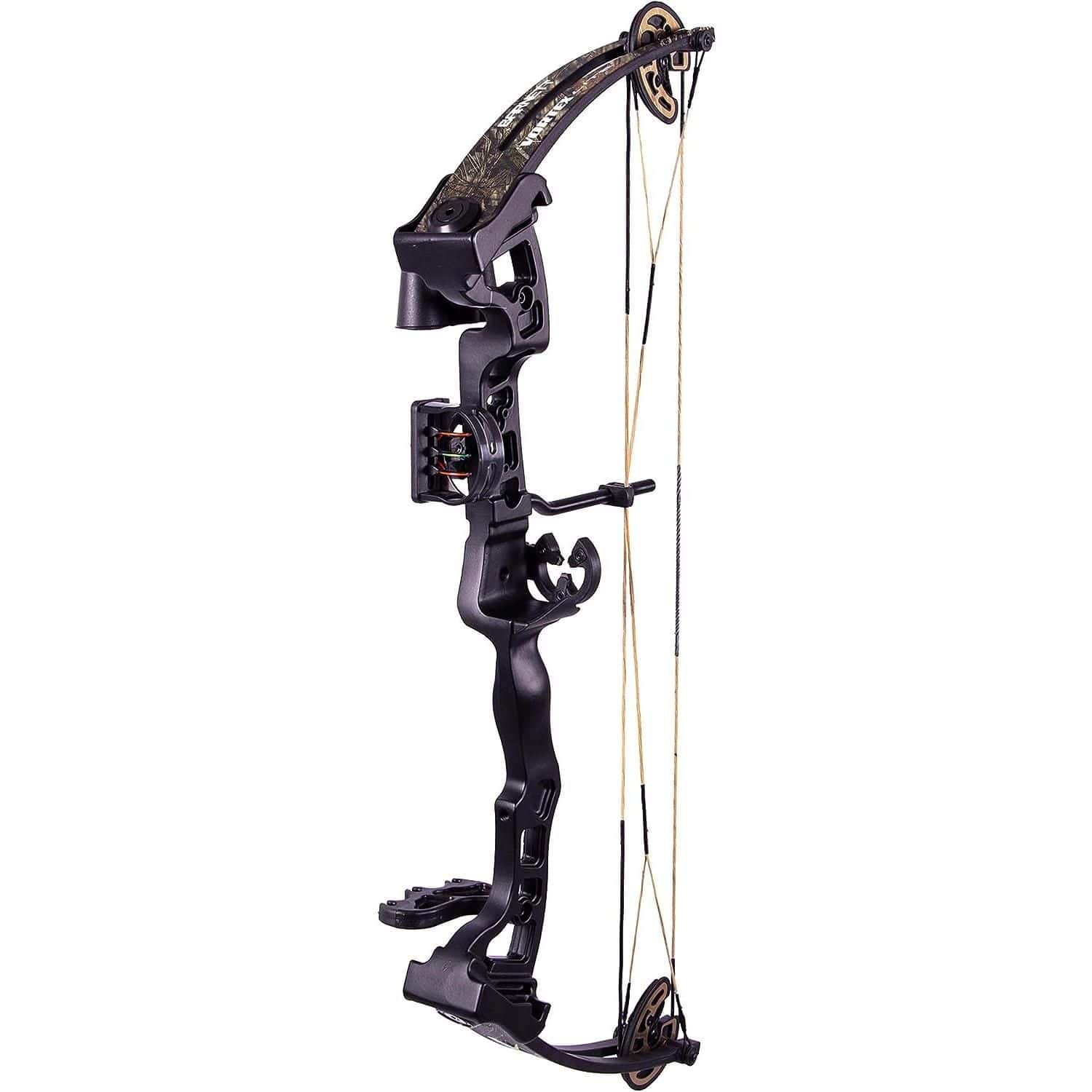 High-quality modern compound bow for hunting and sport shooting, featuring adjustable draw weight and precision craftsmanship for optimal performance.