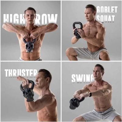 High Low Kettlebell Exercises for Fitness.