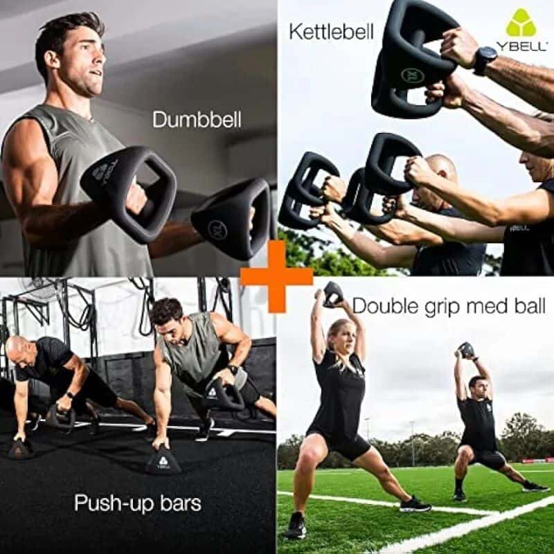 3-in-1 Kettlebell, Dumbbell, and Push-Up Bar - Image 3