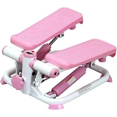 A compact pink mini stepper to enhance cardio, strength, and physical therapy routines, ideal for home gyms, physical therapy clinics, and fitness enthusiasts.