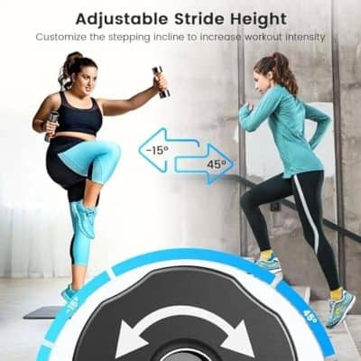 Adjustable workout stride length for enhanced exercise performance.