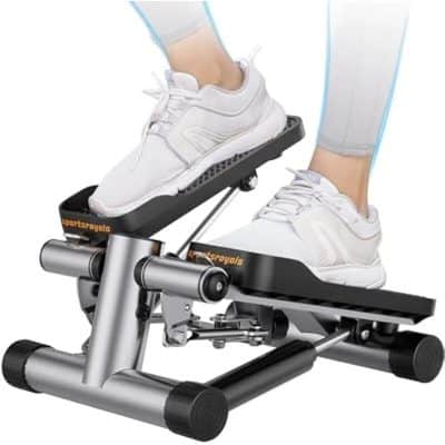Portable mini stepper for home workout, cardiovascular fitness, and leg toning, ideal for easy, efficient exercise routines. Compact design suitable for all fitness levels.