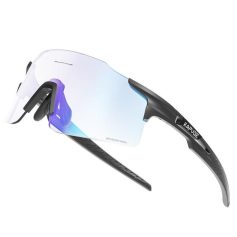 High-tech photochromic sports glasses with adjustable fit and UV protection for active lifestyles. Perfect for outdoor activities and enhancing visual clarity during sports.