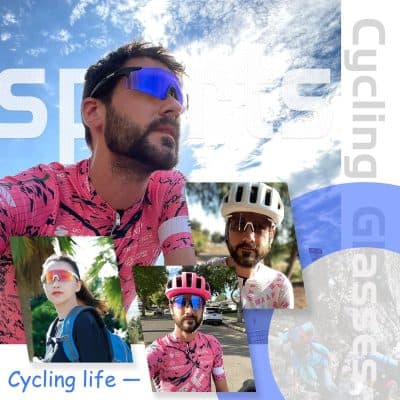 High-performance cycling sunglasses for outdoor sports and biking adventures.