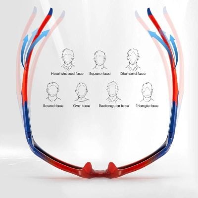 Custom eyeglasses guide from Monalisa Medical, featuring stylish options for different face shapes including heart, square, diamond, round, oval, rectangular, and triangle faces.
