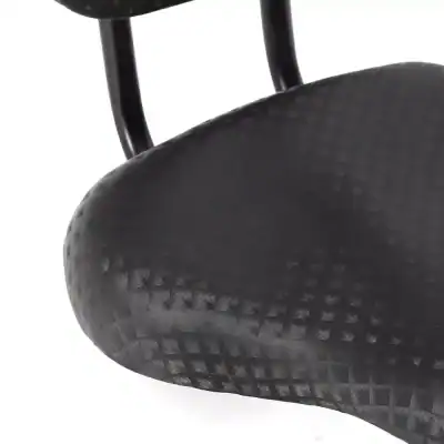 High-quality black foam office chair cushion with textured surface for added comfort and durability.