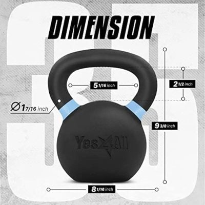High-quality kettlebell for fitness and strength training | Monalisa Store.