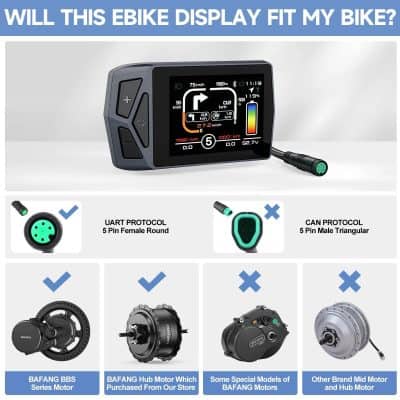 High-Performance Ebike Display for Cycling Monitoring.