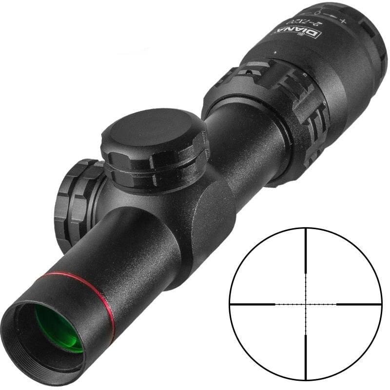 High-precision tactical rifle scope for hunting and shooting sports, featuring adjustable zoom, durable construction, and a clear reticle for accurate targeting.
