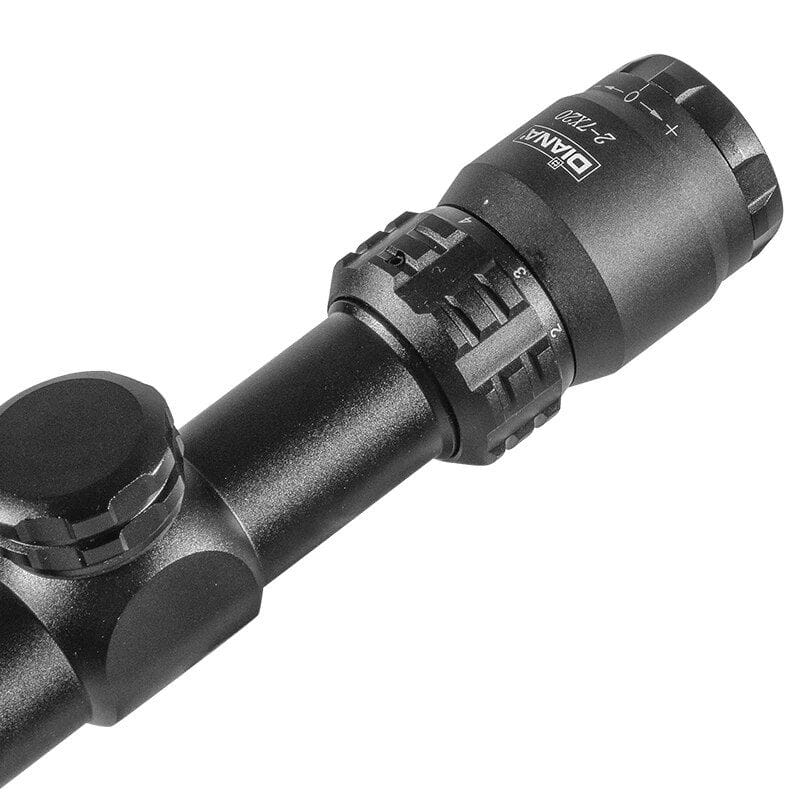 Optical zoom rifle scope for shooting accuracy, featuring adjustable magnification, clear lens, and durable construction. Perfect for hunting, shooting sports, and tactical applications.