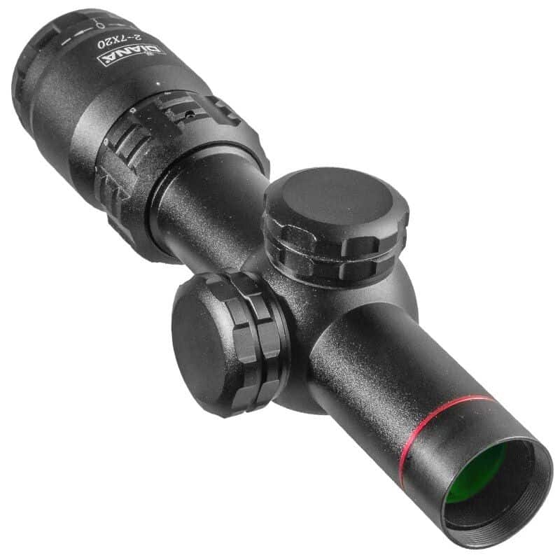 High-definition rifle scope for accurate targeting and long-range precision, featuring adjustable zoom and durable construction, ideal for hunting and shooting sports.