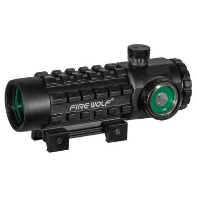 Optical rifle scope for precision aiming and long-range shooting tournaments.