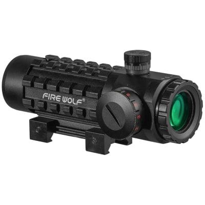 High-quality Fire Wolf sniper scope for accurate shots and long-range hunting. Durable design with adjustable zoom and illuminated reticle for optimal targeting. Perfect for tactical and hunting purposes.