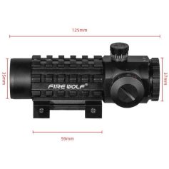 High-quality tactical scope mount for precision optic attachment, durable and compatible with firearms. Ideal for hunting and shooting sports.