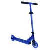 Bright blue kick scooter with adjustable handlebar and smooth wheels, perfect for children’s outdoor activities and active play.
