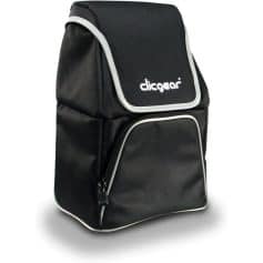 Black optometry equipment backpack with multiple compartments, ideal for optical professionals, eyeglasses storage, and eye care tools. Durable design suitable for optometry clinics and eye care professionals.