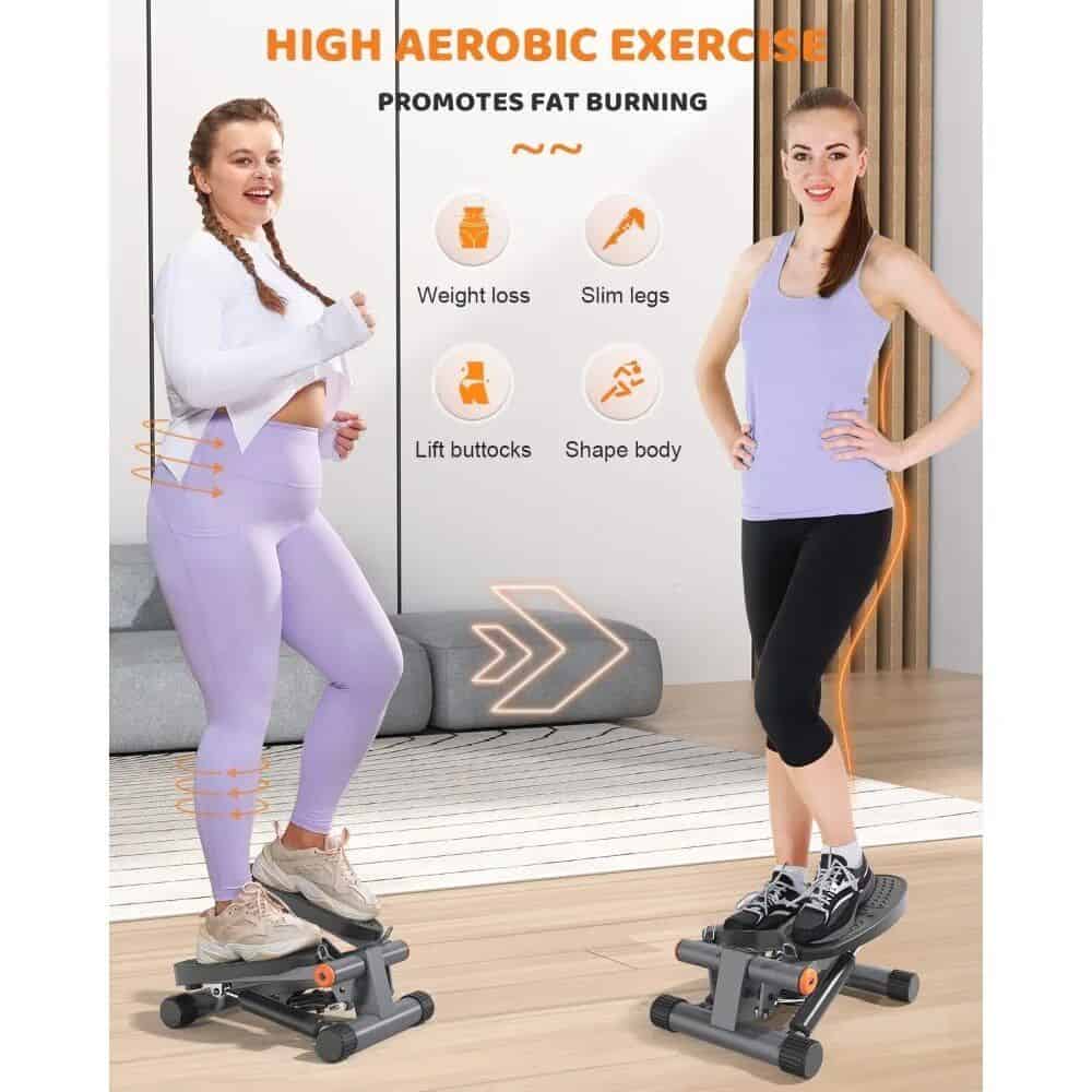 Indoor fitness exercise equipment for weight loss, slimming legs, lifting buttocks, and shaping body, ideal for home workouts and cardio training. Perfect for promoting fat burning and overall fitness.