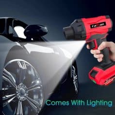 Enhanced durability, powerful beam, ideal for outdoor and automotive use, energy-efficient, rechargeable battery, compact design, versatile lighting tool.