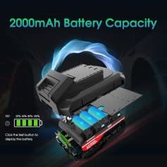 High-capacity 2000mAh battery for reliable performance in optical devices. Perfect for Monalisa Store's premium optical products and accessories.