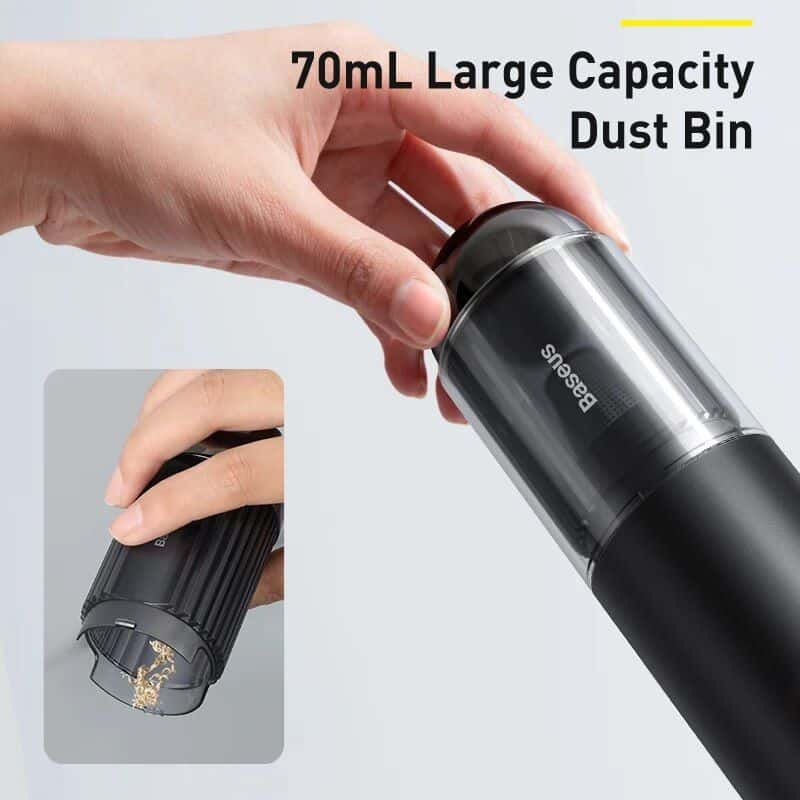 Portable 70mL large capacity dust bin for vacuum cleaners. Easy to handle, durable, and suitable for efficient dust collection. Compatible with Monalisa vacuum models for cleaner storage solutions.