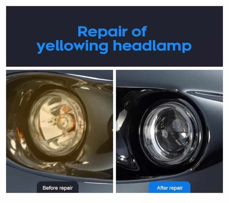 High-quality yellow headlamp restoration for vehicles at Monalisa Medical. Affordable service to improve headlight clarity and safety. Book your headlamp repair today.