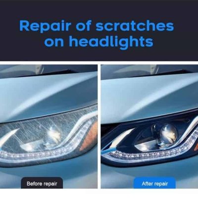 High-quality headlight repair services for scratches and damage at Monalisa Medical Store, ensuring improved visibility and vehicle safety.