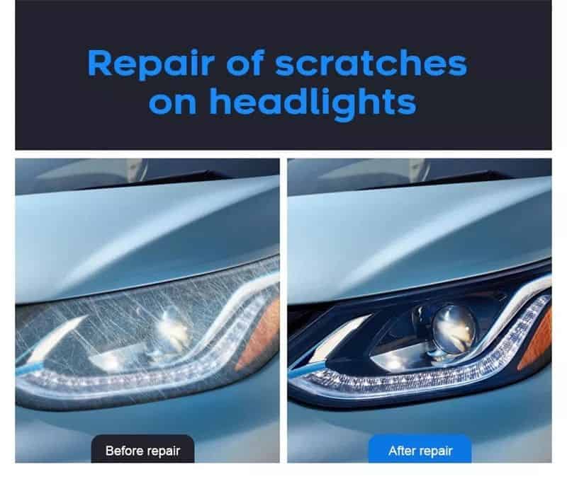 High-quality headlight repair services for scratches and damage at Monalisa Medical Store, ensuring improved visibility and vehicle safety.