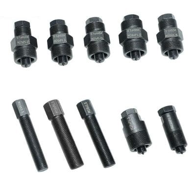 High-quality industrial valve adapters for precise connections. Durable, corrosion-resistant black metal designed for reliable performance in various mechanical applications.