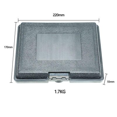 Compact optical storage case for eyeglasses and contacts, lightweight and durable.