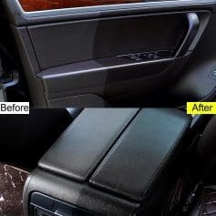 High-quality leather car armrest upgrade for a refined look and enhanced comfort. Perfect for vehicle interior customization and maintenance.