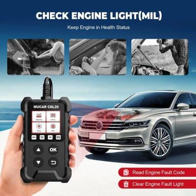 Car engine diagnostic scanner for vehicle maintenance and repair.