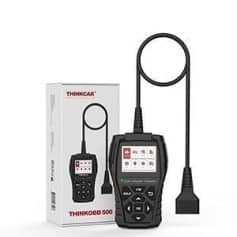 Compact automotive diagnostic scanner with a user-friendly interface for vehicle health checks and troubleshooting. Compatible with various car makes and models.