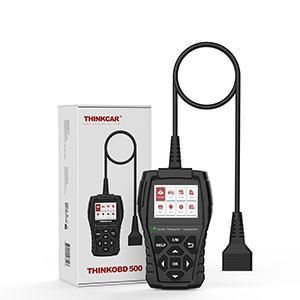 Compact automotive diagnostic scanner with a user-friendly interface for vehicle health checks and troubleshooting. Compatible with various car makes and models.