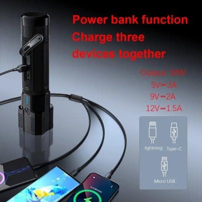 High-capacity portable power bank for smartphones and electronic devices.