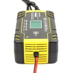 High-quality automotive battery charger for quick and reliable power charging. Suitable for various battery types with safety features included. Perfect for automotive repair and maintenance needs.