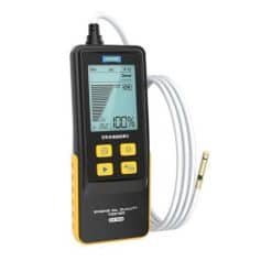 Digital engine oil quality tester for automotive diagnostics.