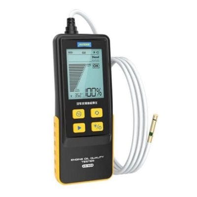 Digital engine oil quality tester for automotive diagnostics.