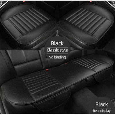 High-quality black car seat covers with classic style, no binding, suitable for vehicle interior upgrades. Durable and sleek design for enhanced comfort and protection.