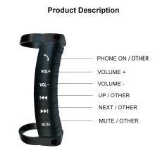 Wireless Bluetooth earphone remote control button for volume, playback, calls, and mute functions. Compatible with various devices, enhancing your audio experience.