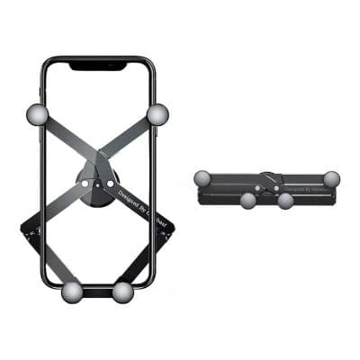 Adjustable magnetic phone holder for smartphones, designed for convenient use and secure grip, perfect for health and medical professionals.