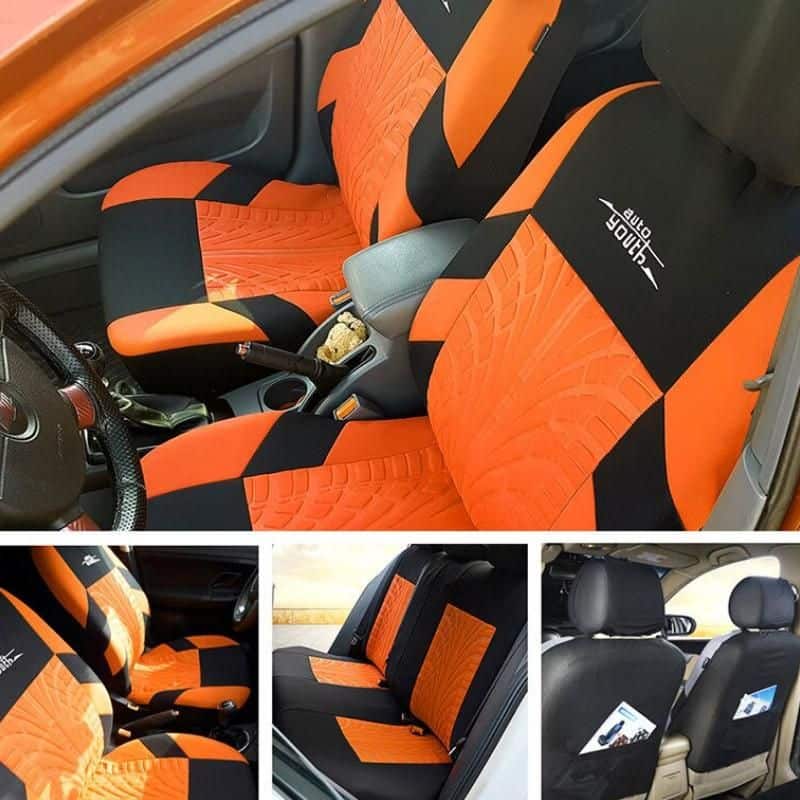 Optimum car seat covers for protection and style. Durable, easy to install, and available in vibrant orange and black designs. Perfect for enhancing your vehicle’s interior.