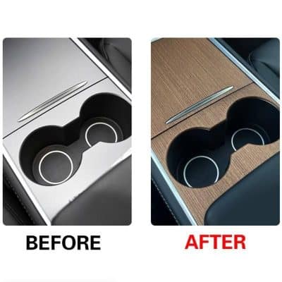 Stylish custom cupholder covers for cars, improving interior look and protecting original cupholder surfaces, available at Monalisa Medical.