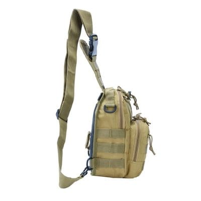 High-quality tactical shoulder bag ideal for outdoor, military, or travel use. Durable, lightweight, with multiple compartments for organizing gear. Perfect for everyday carry and adventure activities.