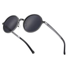 Stylish round sunglasses for men and women, UV protection, lightweight frame, perfect for outdoor activities and fashion.
